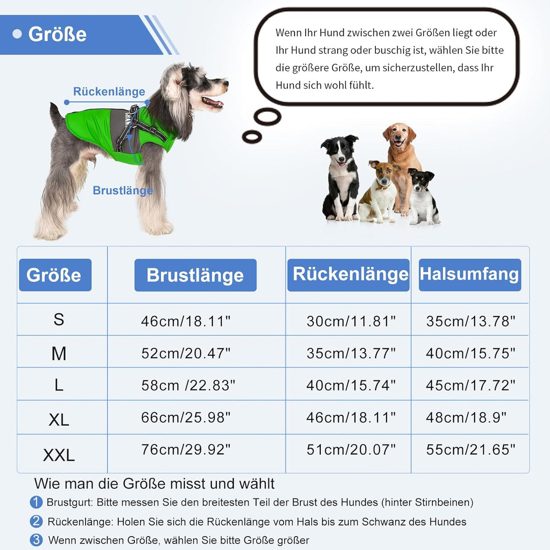 Hundemantel Winter Hundejacke Hundegeschirr Mantel Welpenmantel Jacke Weste Kleidung Kleines Hundege
