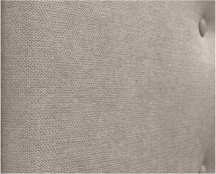 DHOME Kunstleder oder Stoff Kopfteil AQUALINE Pro mit 2 Reihen von Knöpfen gepolstertes Kopfteil Lux