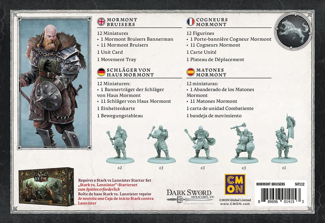 CMON | A Song of Ice & Fire – Schläger von Haus Mormont | Erweiterung | Tabletop | 2 Spieler | Ab 14