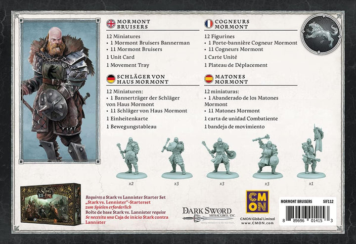 CMON | A Song of Ice & Fire – Schläger von Haus Mormont | Erweiterung | Tabletop | 2 Spieler | Ab 14