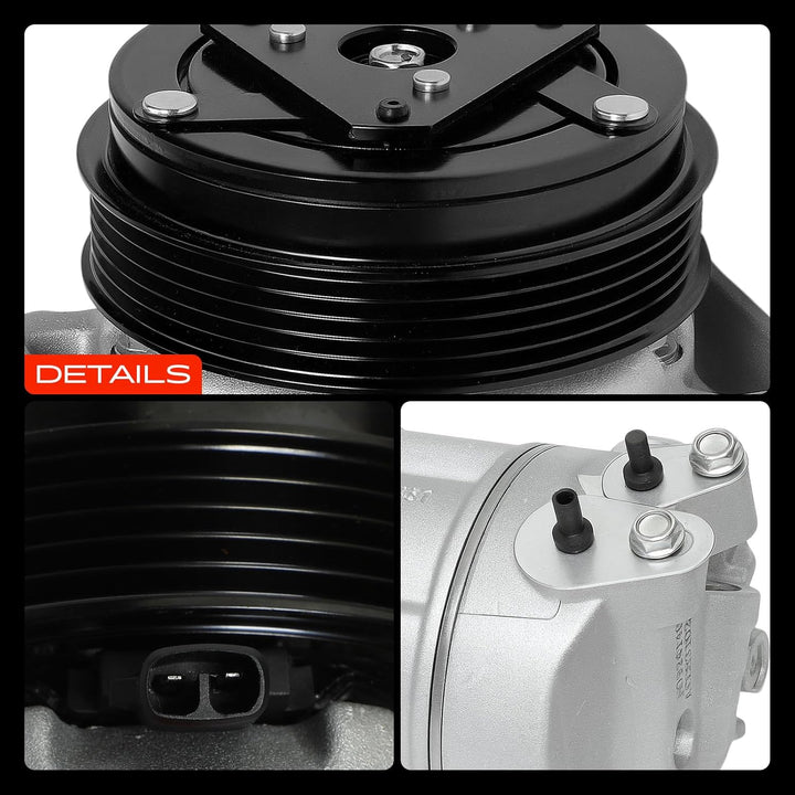 Frankberg Klimakompressor Klimaanlage Kompatibel mit 500L 351 352 0.9L 1.4L 2012-2022 Punto 199 0.9L