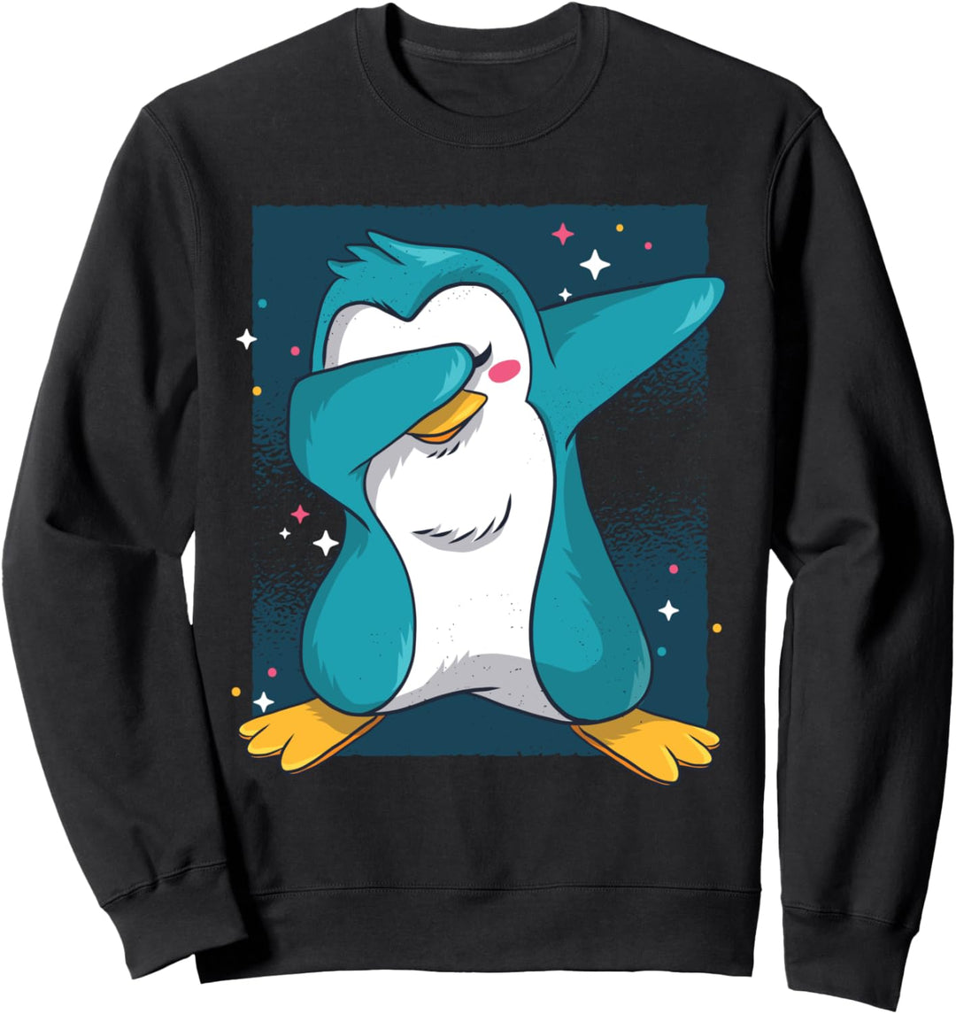 Dabbing Pinguin Geschenk Sweatshirt