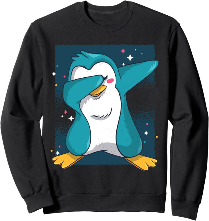 Dabbing Pinguin Geschenk Sweatshirt