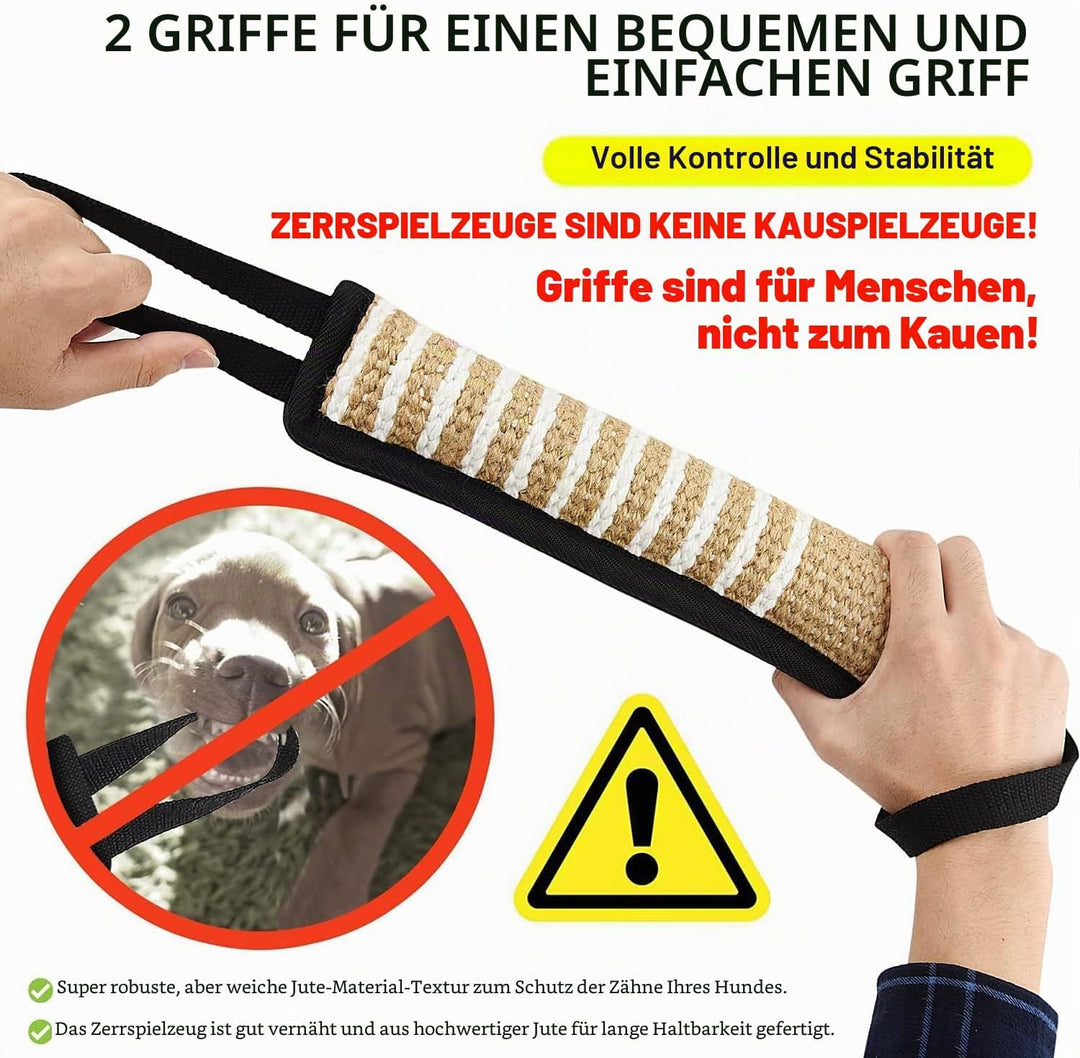 Beisswurst,Beisswurst für Hunde,30 cm,Sehr Robustes Hundespielzeug zum K9 Training,Tauziehen und Zer