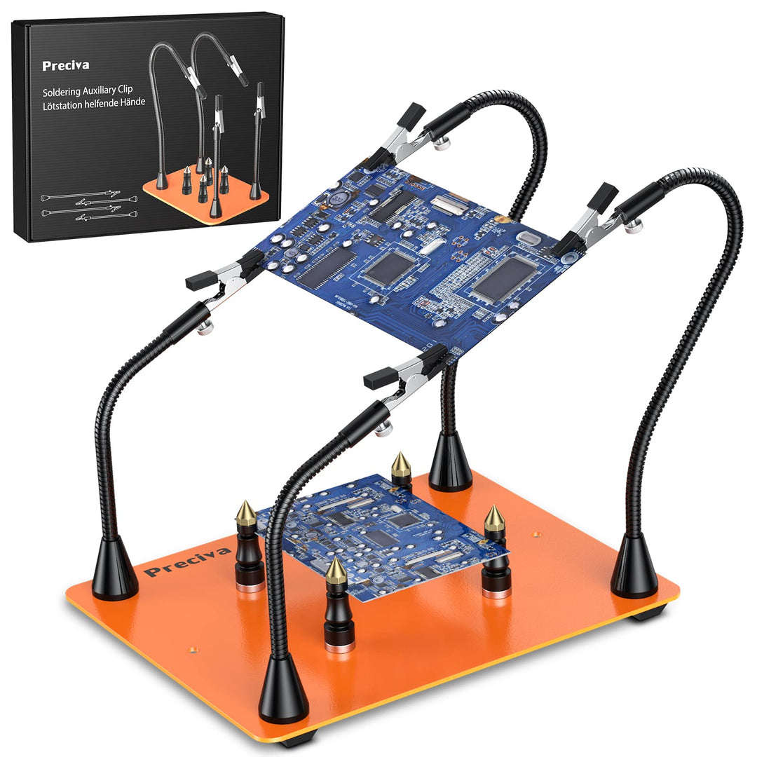 Magnetische helfende Hand, Preciva 3. hand löthilfe Flexibel Helfende Hände Lötstation Werkzeug Löts