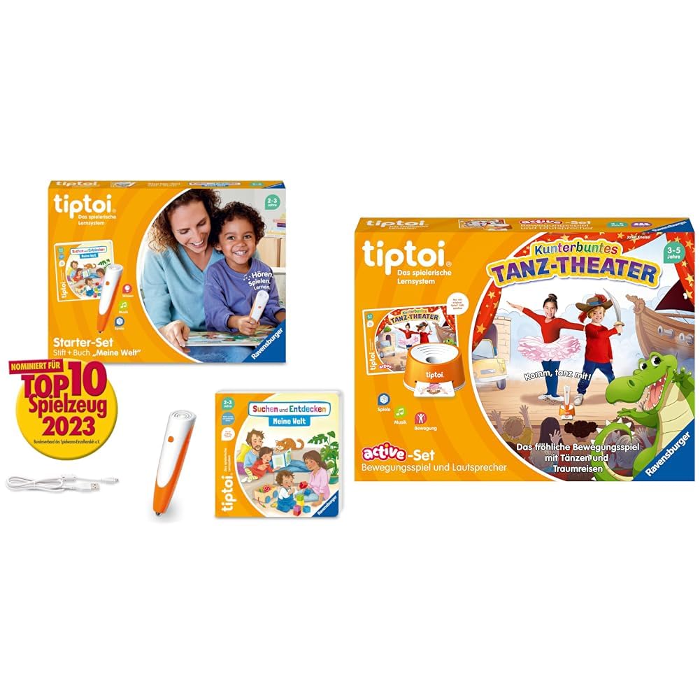 Ravensburger tiptoi Starter-Set 00112: Stift und Bilderbuch Suchen und Entdecken Meine Welt tiptoi®