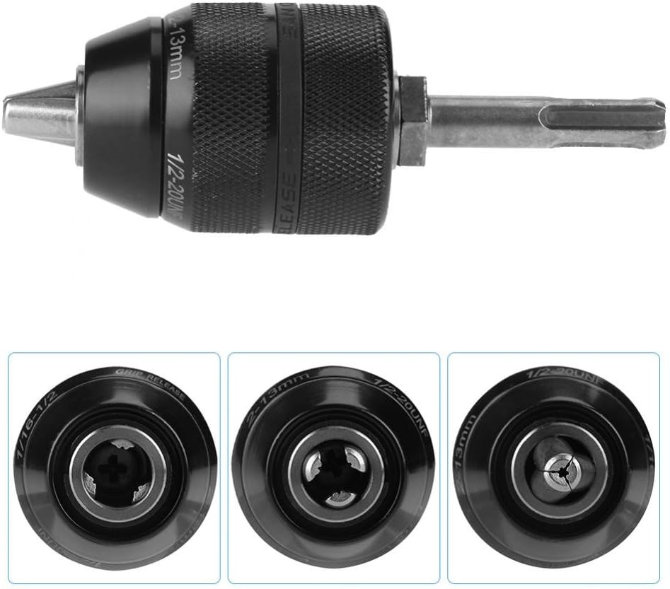 SDS-Spannfutter, 2-13 mm Fachmann Hochleistungs-Bohrfutteradapter, Keyless-Drehmaschinen-Bohrfutterk