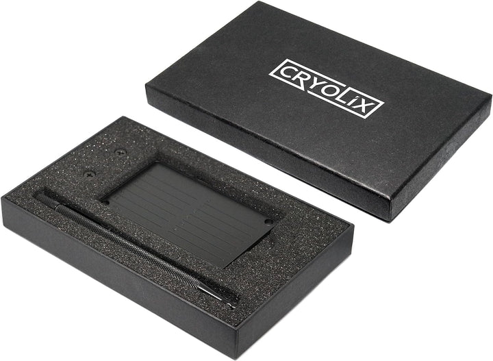 Cryptonite Crypto Wallet Cold Bitcoin Wallet aus rostfreiem Stahl für Backup der Seed Phrase (max. 2