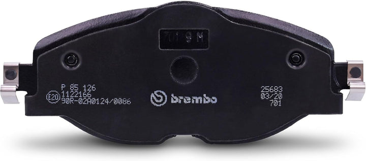 Brembo P85126 Vordere Bremsbeläge, Anzahl 4 Single, Single