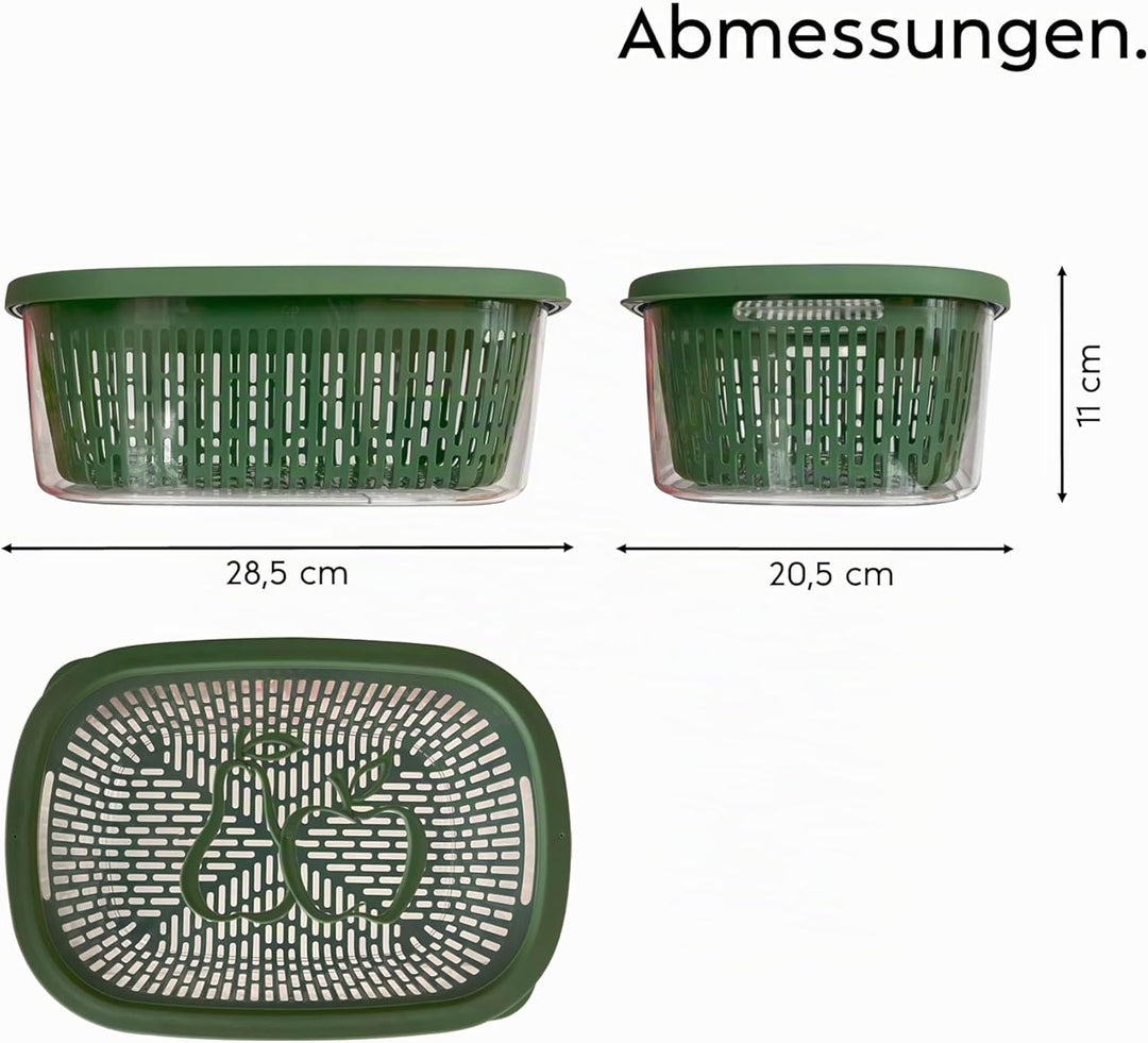 Snips Aroma Keeper Früchte, Kunststoff, Grün, 4 LT - rechteckig 4 LT - rechteckig Grün, 4 LT - recht
