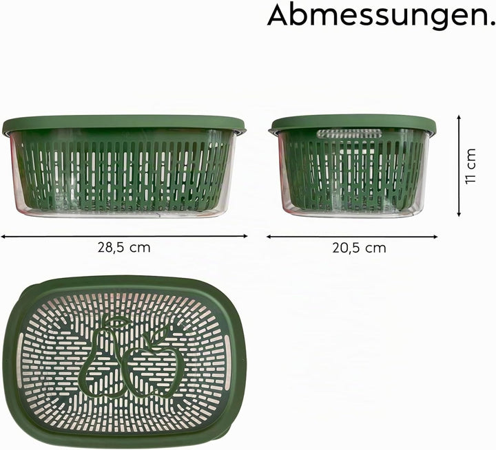 Snips Aroma Keeper Früchte, Kunststoff, Grün, 4 LT - rechteckig 4 LT - rechteckig Grün, 4 LT - recht