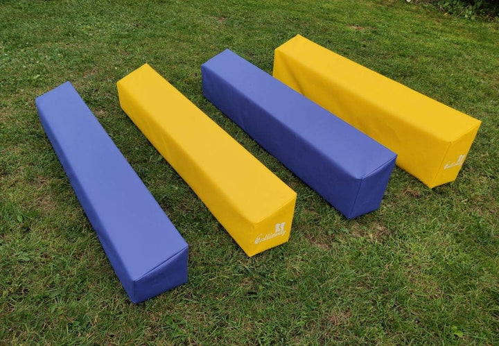 Callieway® Agility Soft-Weitsprung Sosipiri - Agility Long-Jump - FCI konform (gelb/blau ohne Eckste