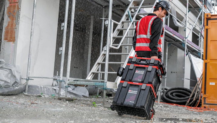 Original Einhell E-Case L SEALED (E-Case-System, max. 120 kg, staubdicht + strahlwassergeschützt, Tr