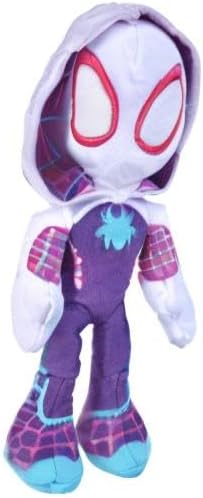 Simba 6315875810X12 - Disney Marvel Spidey, 25cm Plüschfigur mit Glow in The Dark Augen &amp; 6315875811