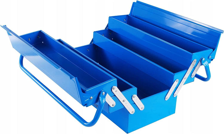 Högert Technik – Werkzeugkasten aus Metall für Werkzeug und Kleinteile - Werkzeugbox/Werkzeugkoffer