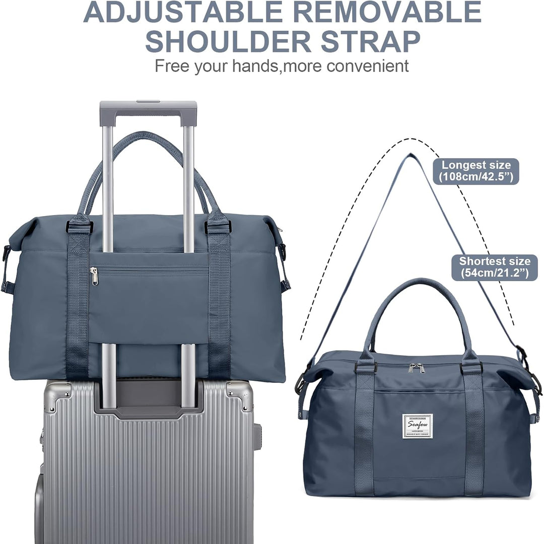 Reisetasche Damen Sporttasche 40x20x25 Ryanair Handgepäck Tasche Weekender Bag Schwimmtasche Wasserd
