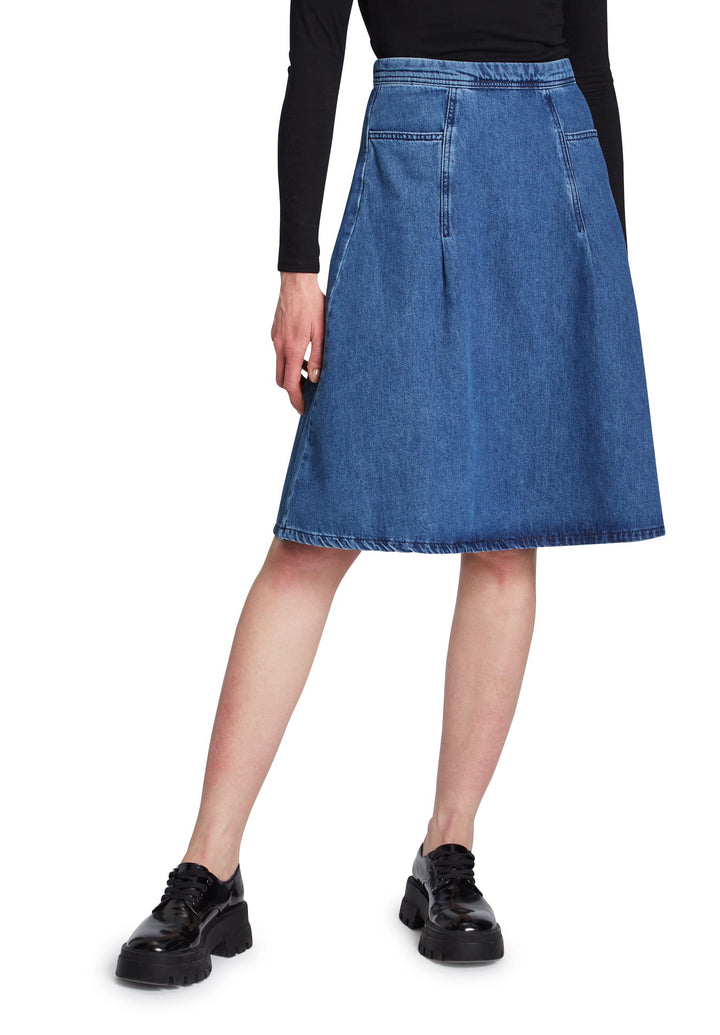 Cartoon Damen Rock 42 Middle/Blue/Denim, 42 Middle/Blue/Denim