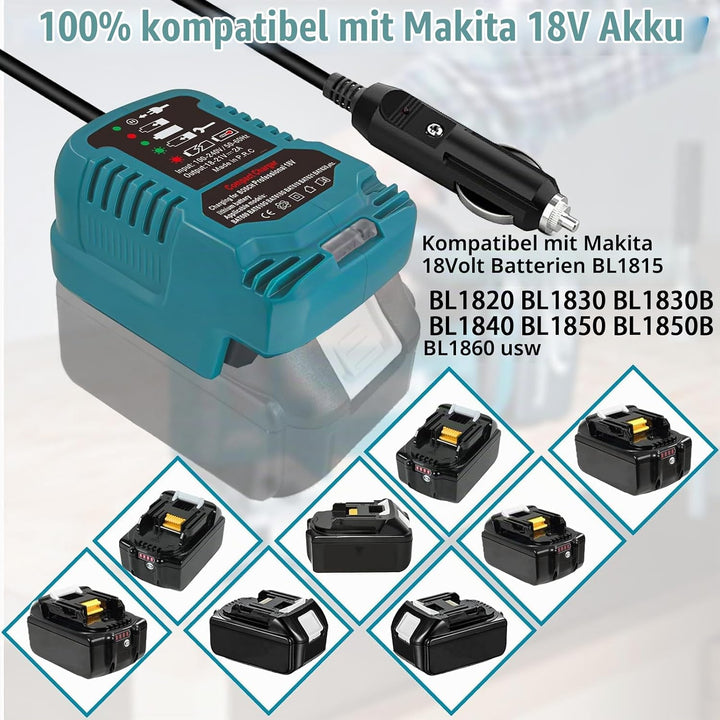 für Maikta BL1830 BL1840 BL1850 BL1860 BL1840B BL1820 BL1815 Ersatz für Makita 18V Li-Ion Nickel-Met