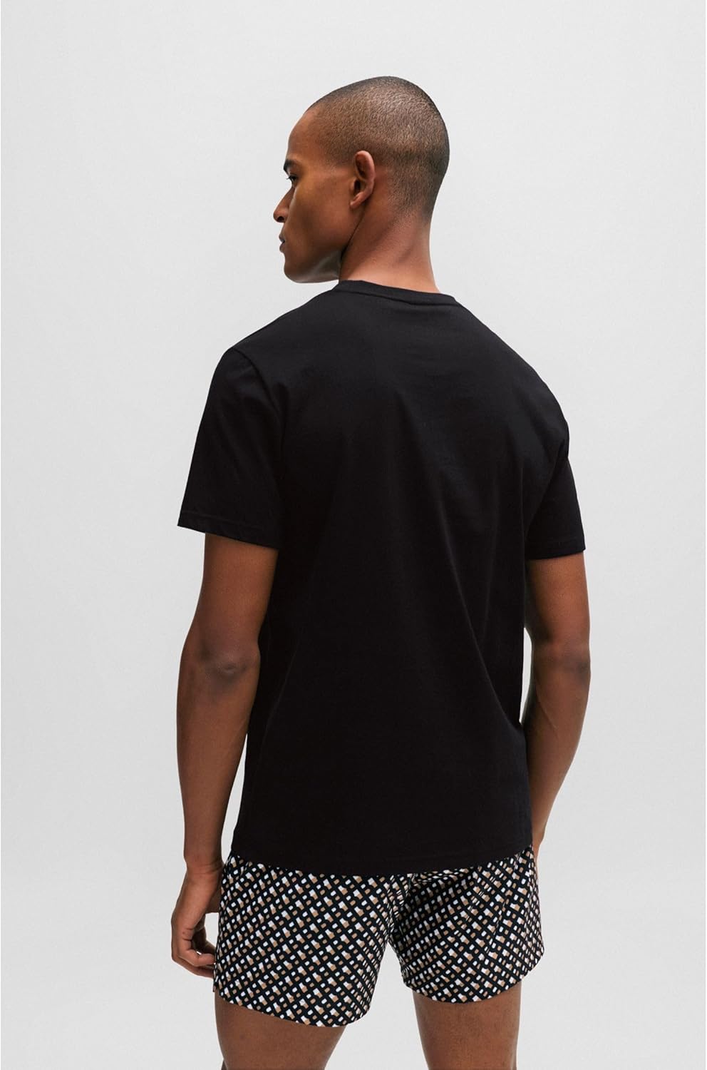BOSS Herren Rn Beach_T_Shirt, Black1