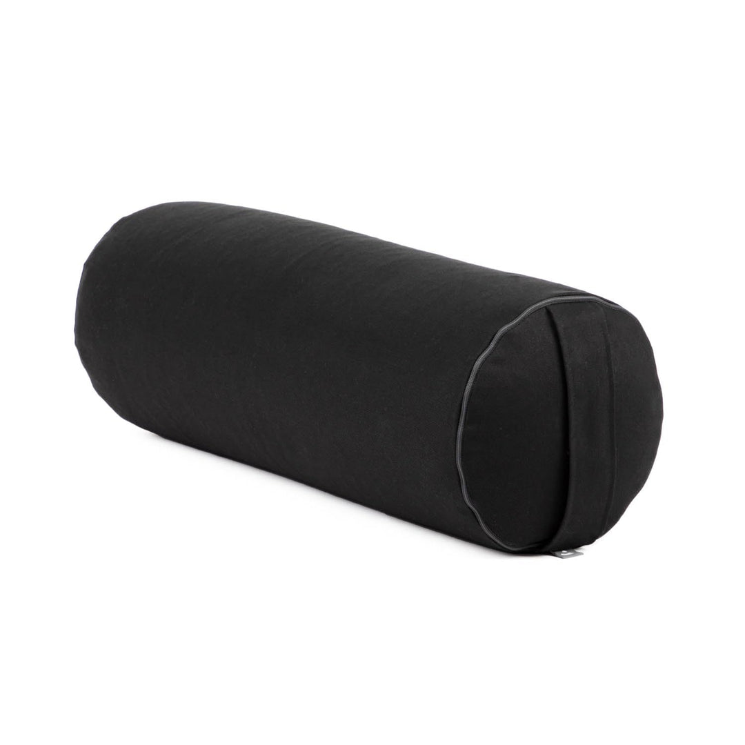 Bodhi Yoga Bolster | ECO Serie | Yogarolle mit Kapok-Füllung | Waschbarer Bezug aus 100% Bio-Baumwol