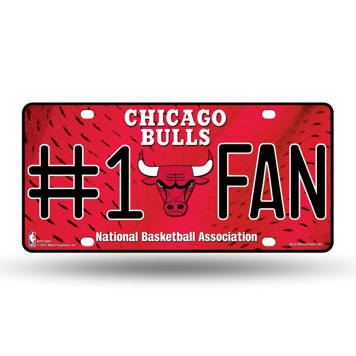 NBA #1 Fan Metall Kennzeichenanhänger