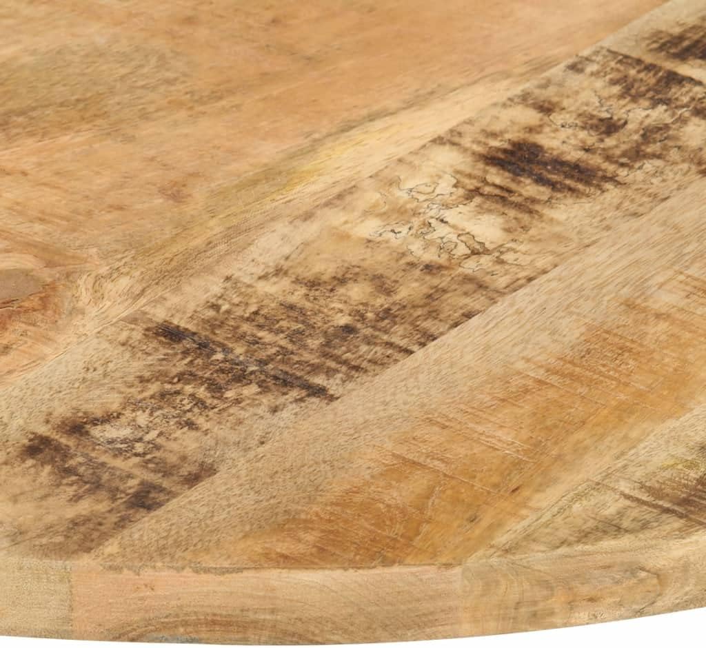 vidaXL Mangoholz Massiv Tischplatte Massivholzplatte Holzplatte Ersatztischplatte Holz Platte für Es