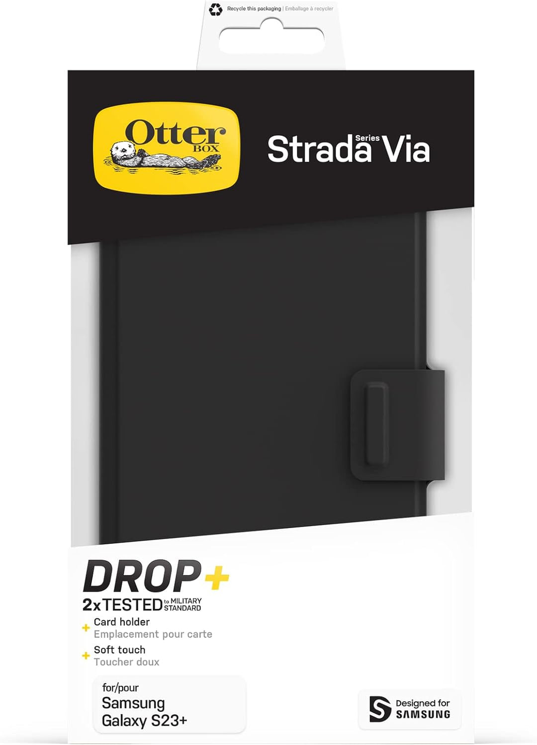 OtterBox Strada Via Hülle für Samsung Galaxy S23+, stossfest, sturzsicher, dünn, angenehme schützend