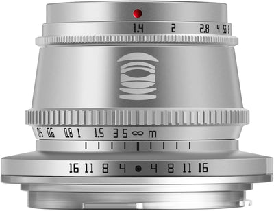 TTArtisan 35mm F1.4 APS-C Kameras Objektiv Manueller Fokus Kameraobjektiv für Canon RF-Mount (Schwar