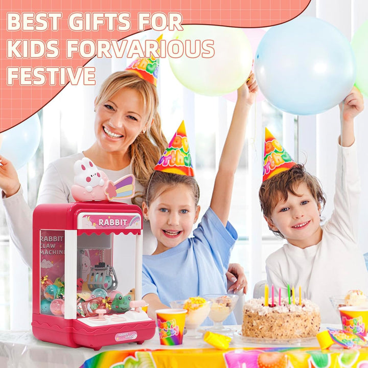 Arkyomi Mini Greifmaschine Candy Doll Gachapon Grabber Süssigkeiten Greifautomat mit Münzschiebe und