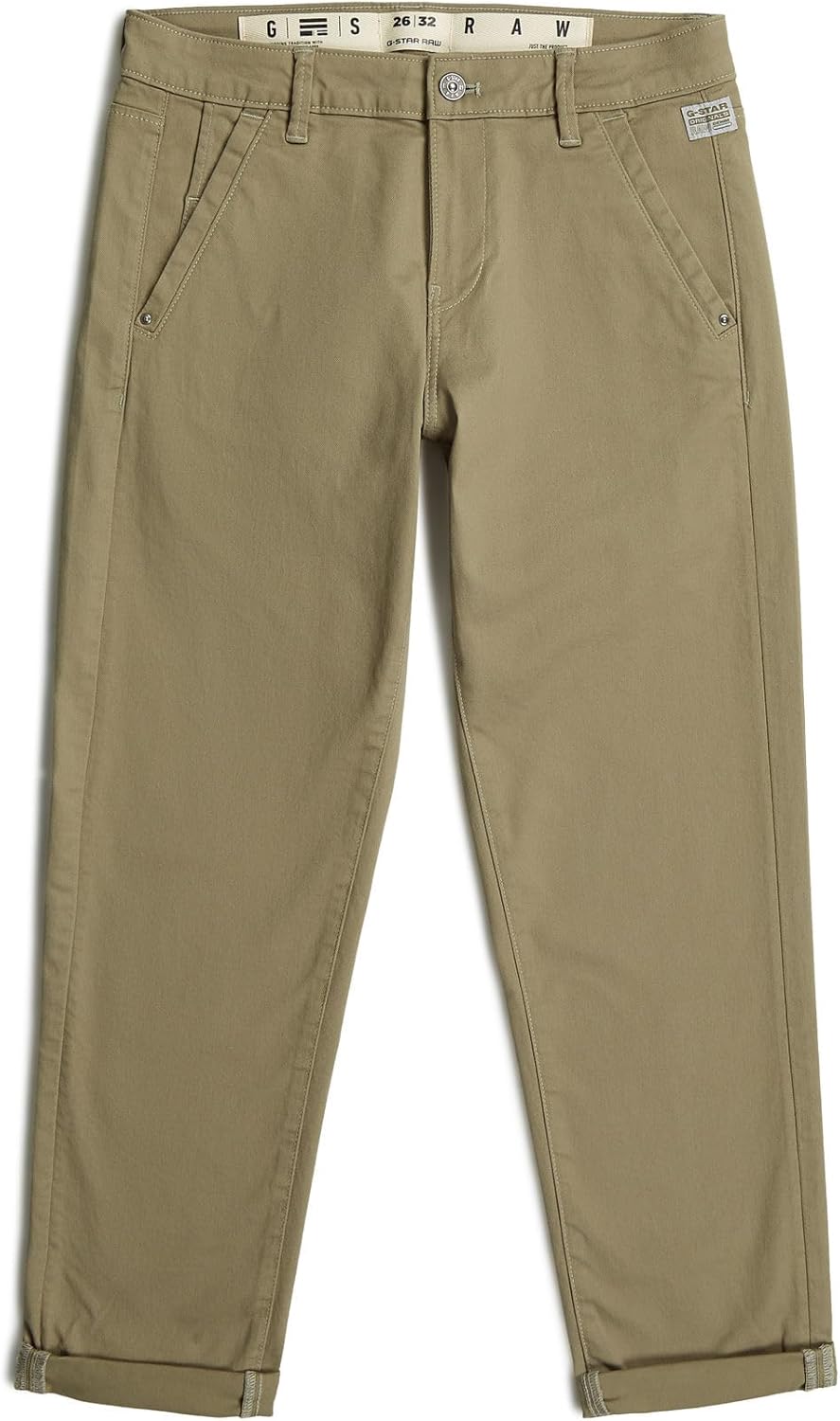 G-Star Damen Kate Boyfriend Chino 23W / 28L Grün (Ensis Green D25257-c105-6057), 23W / 28L Grün