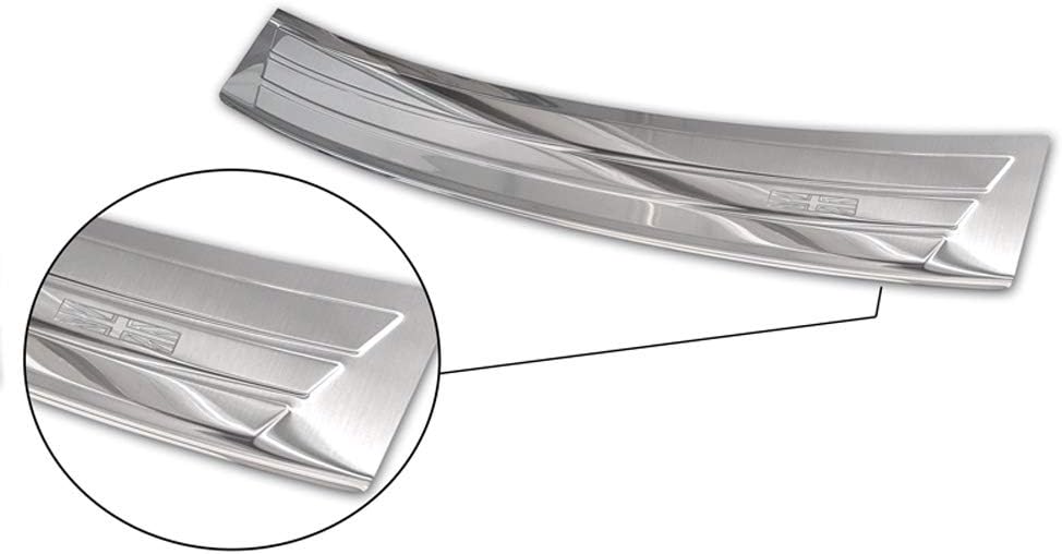 Avisa Edelstahl Heckstossstangenschutz kompatibel mit Mini Countryman R60 2010-2014 'British Flag'