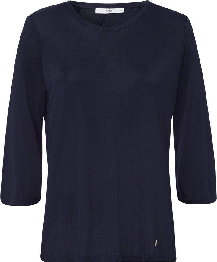 BRAX Damen Style Clara Pullover, 40 Navy