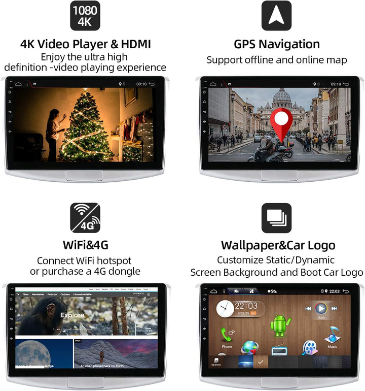 JOYX PX6 Android 11 Autoradio Passt für Passat B6 / B7 Magotan/CC (2010-2018) - [4G64G] - Rückfahrka