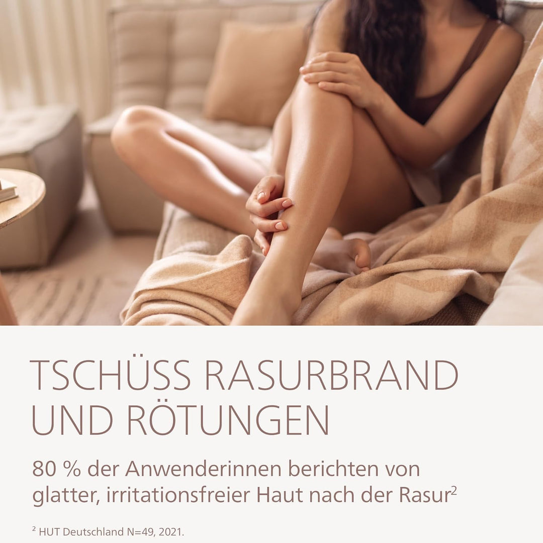 Philips Lady Shaver Series 8000 - kabelloser elektrischer Rasierer, nass und trocken, 3-Klingen-Syst