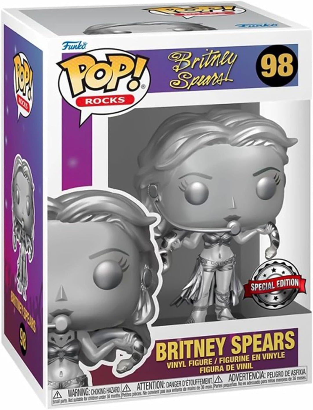Funko Pop! Rocks: Britney Spears – Slave 4U – Metallic – Vinyl-Figur zum Sammeln – Geschenkidee – Of