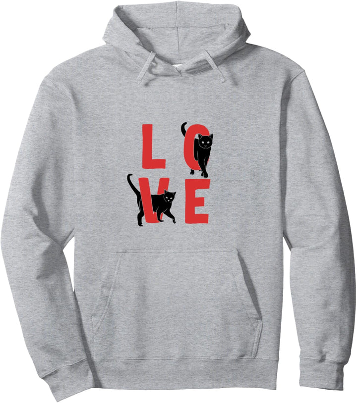 Cat Love Pullover Hoodie