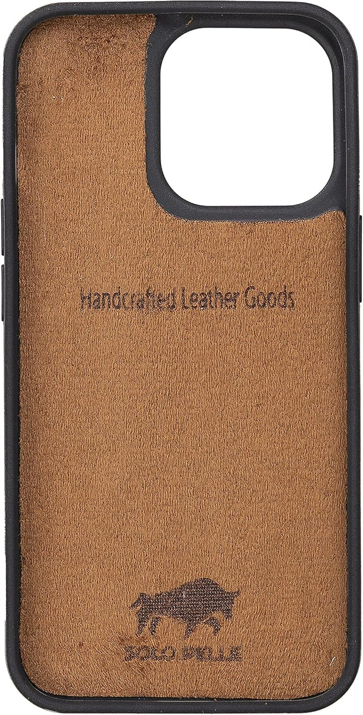 Solo Pelle Lederhülle kompatibel für iPhone 13 Pro in 6.1 Zoll abnehmbare Hülle (2in1) Harvard Doubl