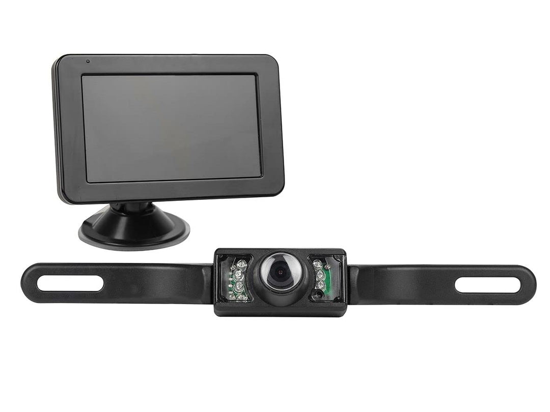 EUFAB Rückfahr-Kamerasystem kabellos, 4,3 Zoll Monitor
