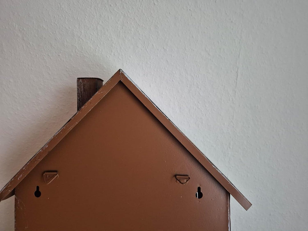 Briefkasten Katzehaus mit Zeitungsrolle Shabby Stil Garten Sommer Katze Mietz