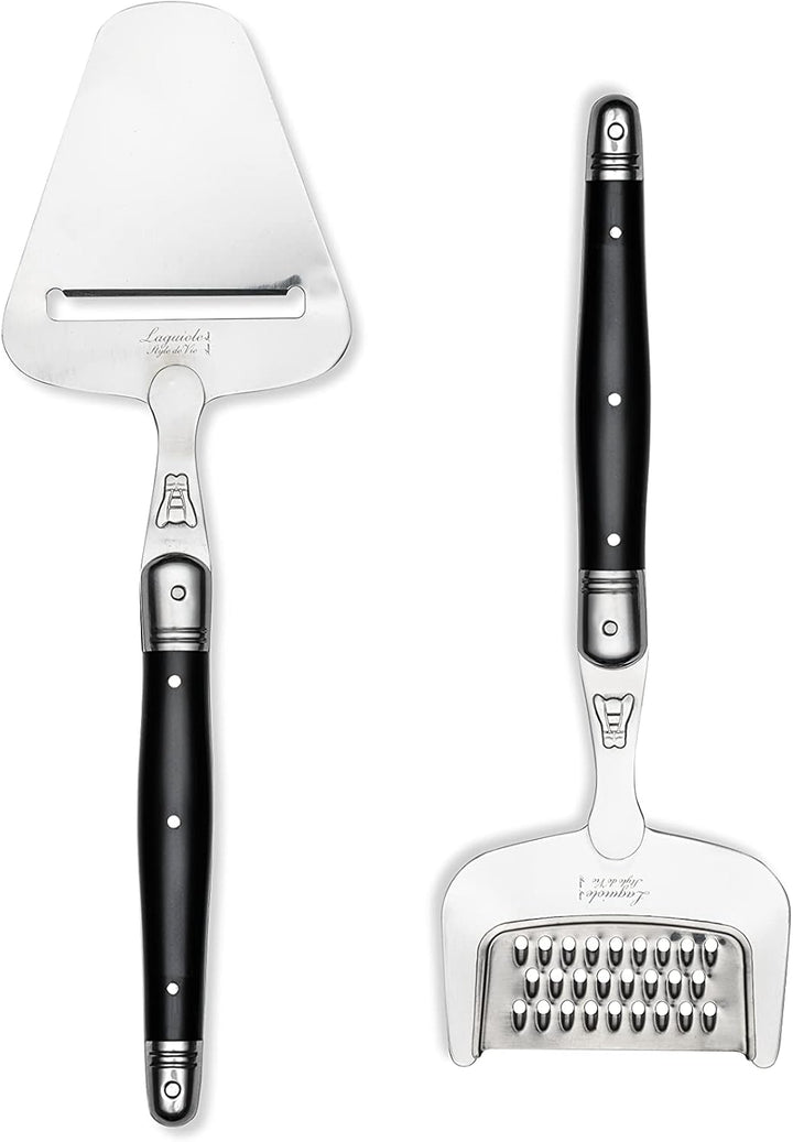Laguiole Style de Vie Käsehobel & Käsereibe Premium Line, Schwarz