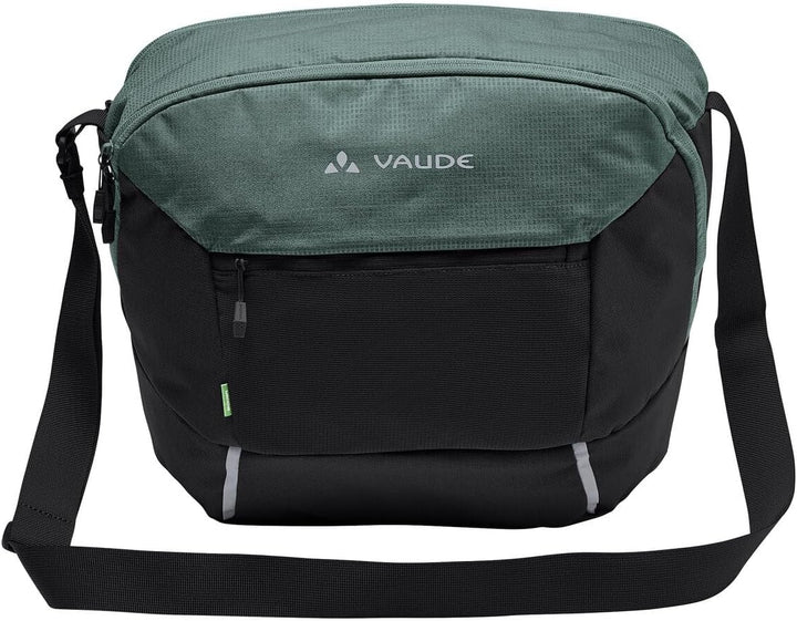 VAUDE Unisex Cycle Messenger M Fahrradtaschen Einheitsgrösse Black/Dusty Forest, Einheitsgrösse Blac
