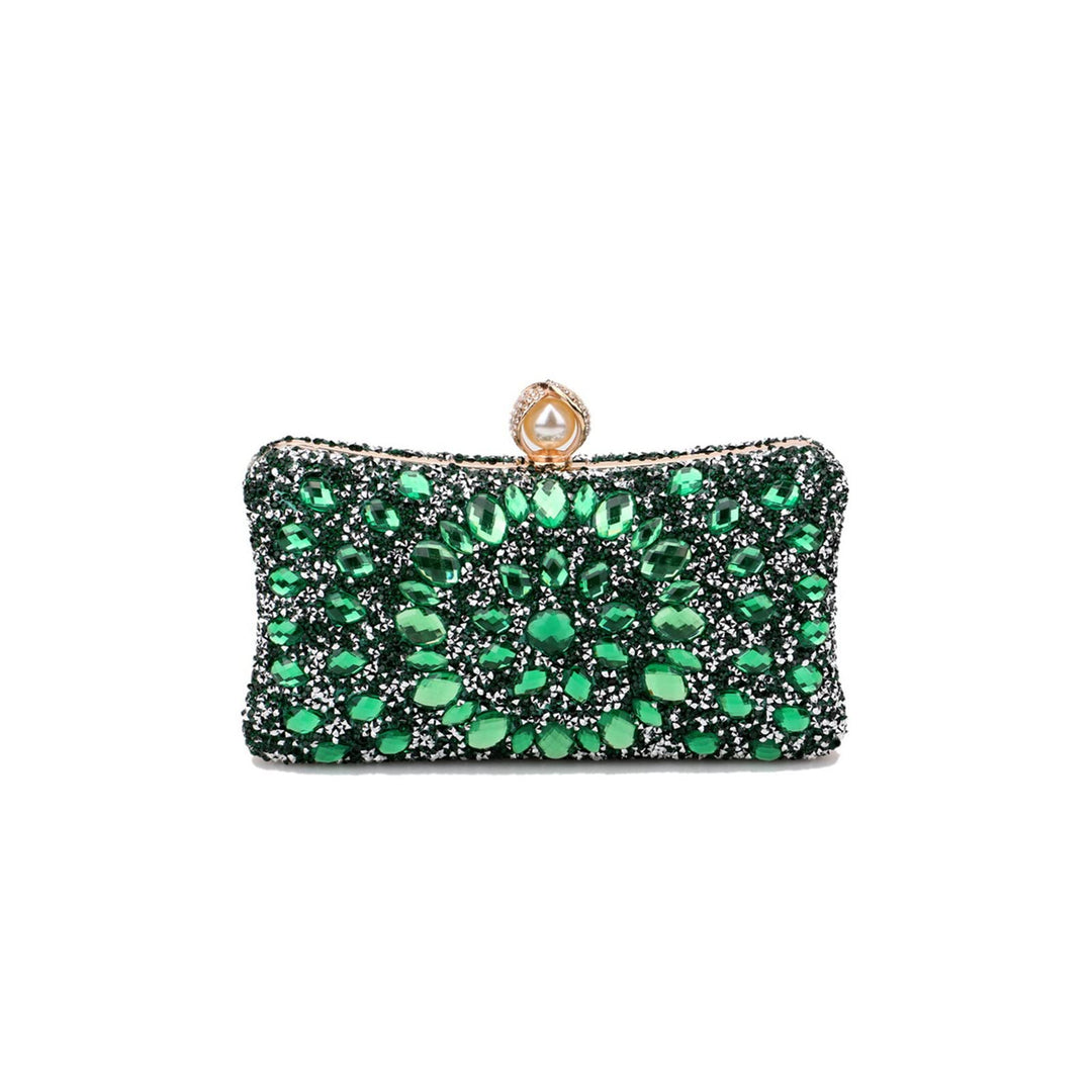 CORIOS Strass Clutch für Damen Shiny Abendtasche Diamant Clutch Tasche Kette Schultertasche Elegante