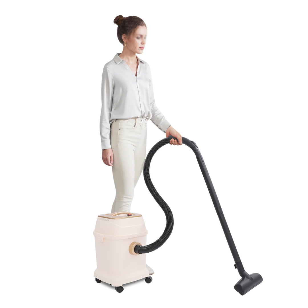 Staubsauger mit Beutel, 1000W 220V Vacuum Cleaner Edelstahl Nass-/Trockensauger, Fassungsvermögen 18