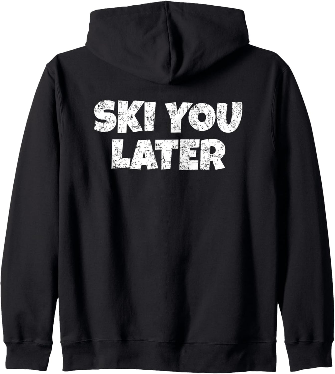 Ski you Later (Vintage/Weiss) Wintersport Kapuzenjacke