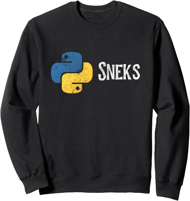 Python-Programmierung Lustiger Programmierer Python Logo Sweatshirt