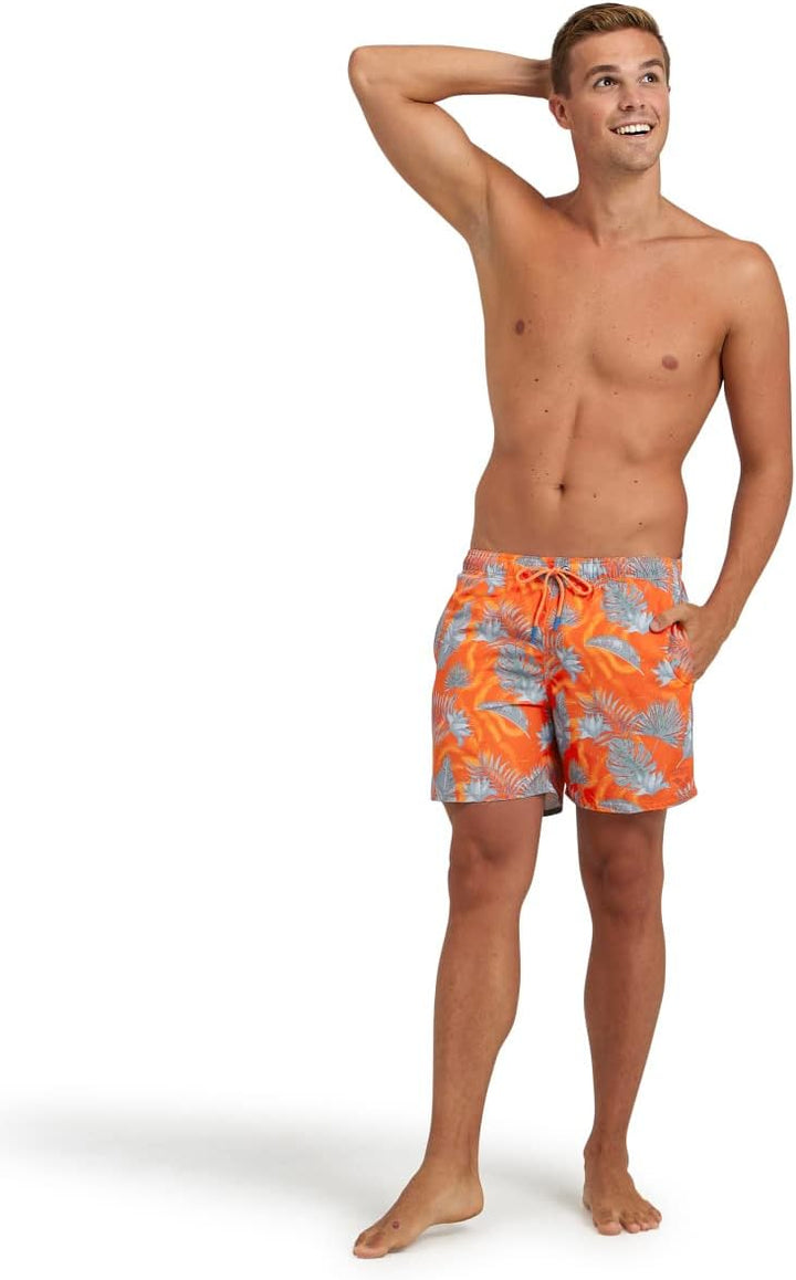 ARENA Herren Men's Beach Boxer Allover Swim Trunks M Nespola-grey Multi, M Nespola-grey Multi