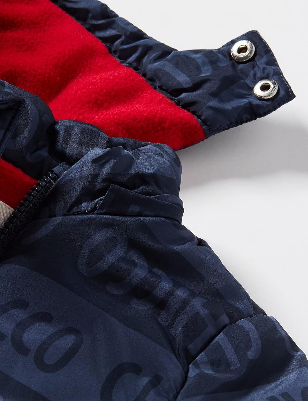 Chicco Baby-Jungen Jacke mit Abnehmbarer Kapuze Steppjacke 6 Monate Dunkelblau, 6 Monate Dunkelblau