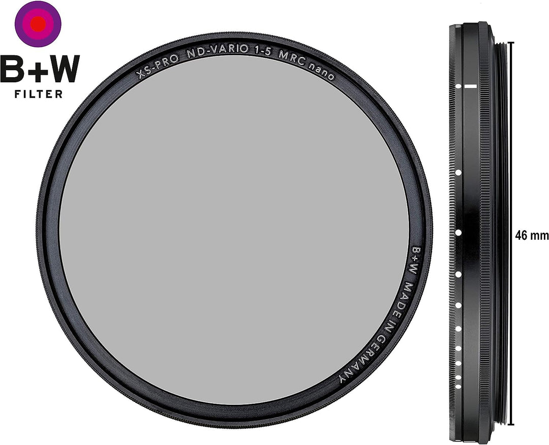 B+W Graufilter ND vario / variabel ND2-32 (82mm, MRC nano, XS-Pro, 16x vergütet, Premium) 82mm XS-PR