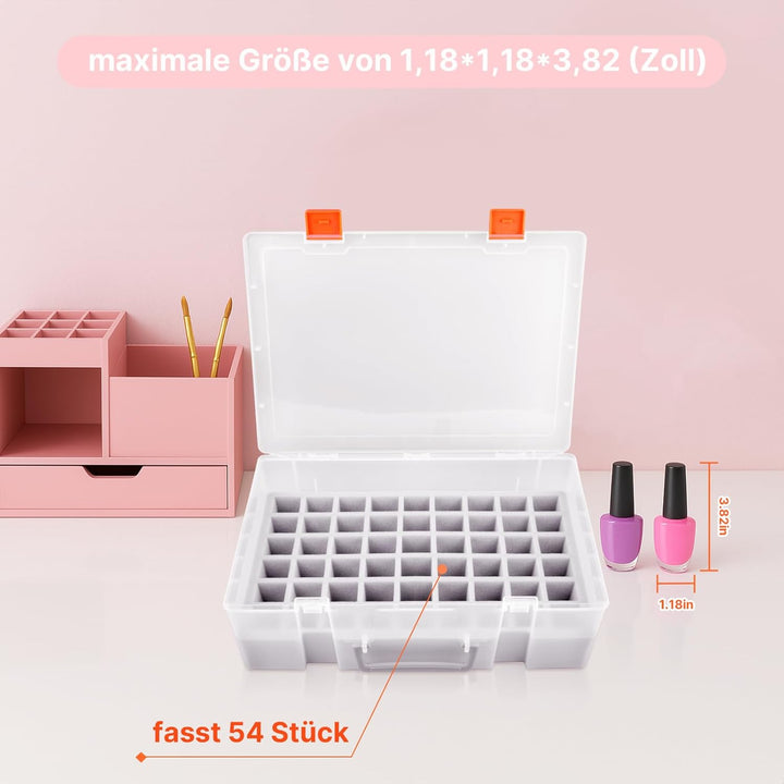 Universal Nagellack Halter & Organizer Enthält 54 Flaschen für Gellen, für Käfer, für Sally Hansen,