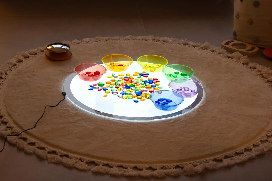 TickiT 73123 Translucent Color Jewels PK-144, Rot, Orange, Gelb, Grün, Blau, Violett, S